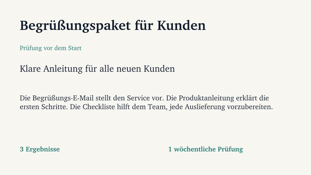 Launch presentation in German